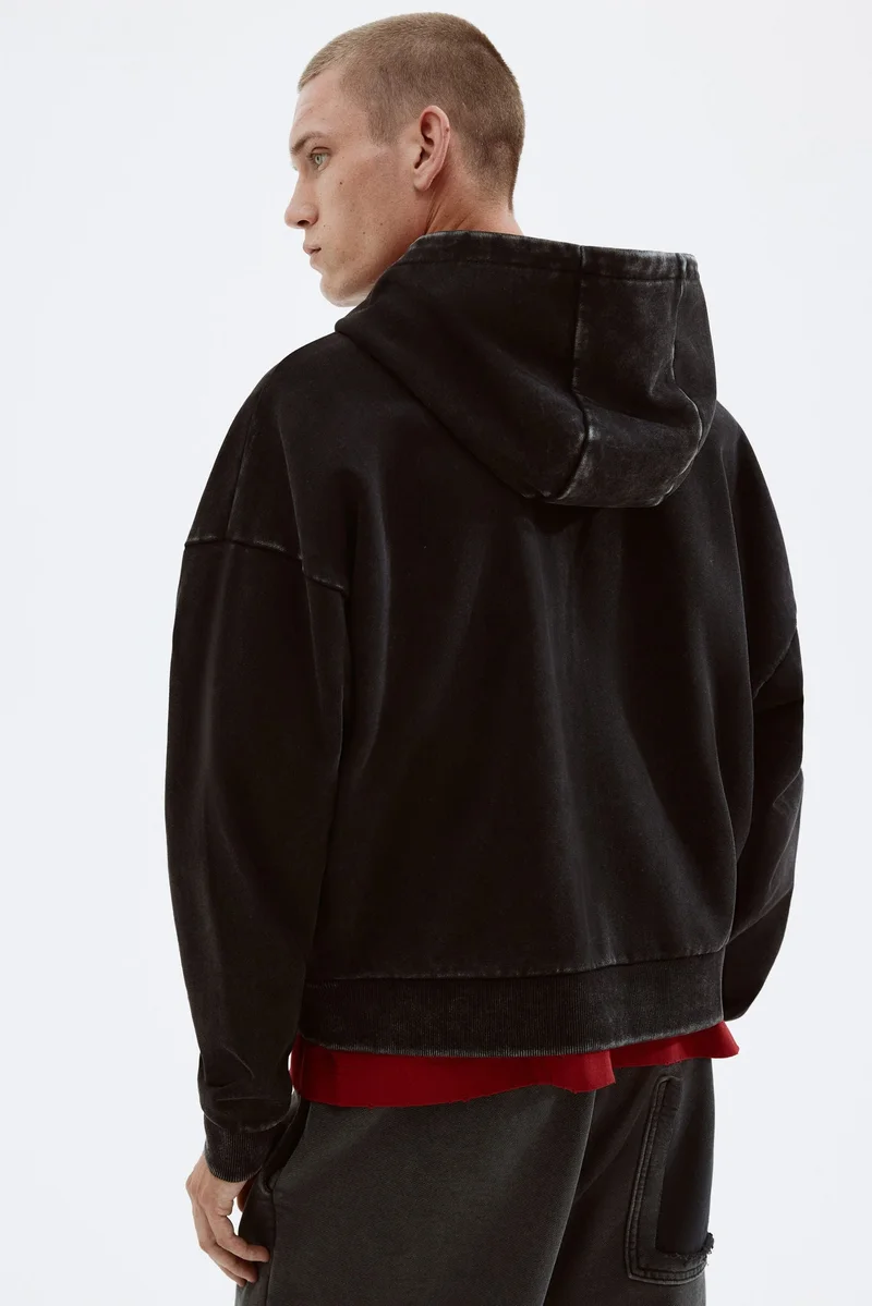 H&M Oversized Fit Zip-through hoodie